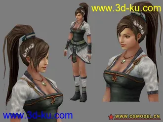 精美女孩贴图+模型（已经整理）的图片