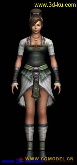 精美女孩贴图+模型（已经整理）的图片