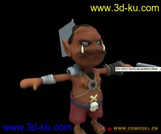 3D打印模型斧神！（卡通造型）的图片