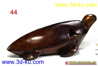 3D打印模型乌龟饰品的图片