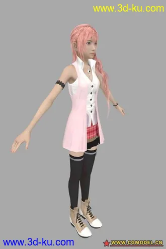 3D打印模型FF13_Sarah(修正)的图片