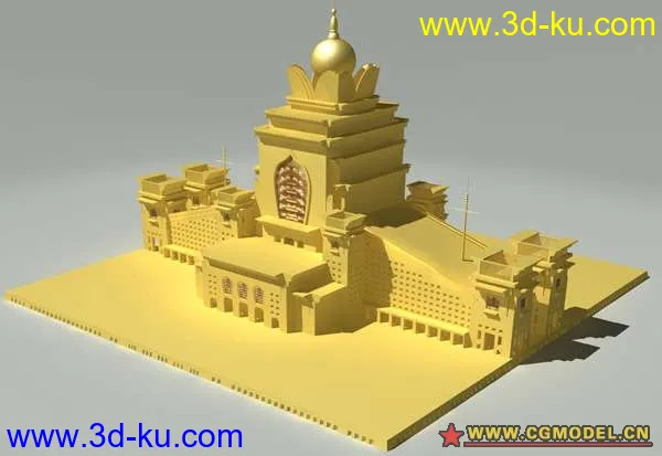 宫殿 教堂 圣地 原创设计模型的图片1