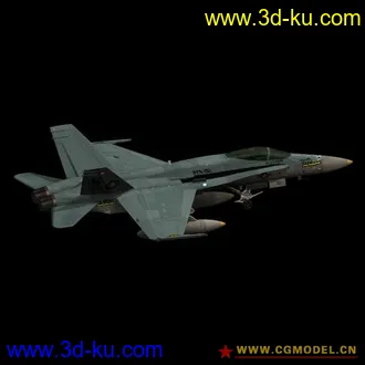 3D打印模型网上找的没有BUG的F-18的图片