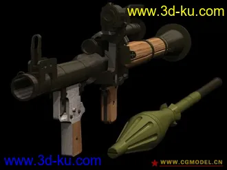 3D打印模型献火箭筒一款的图片