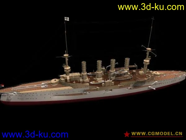 老式战舰2模型的图片1