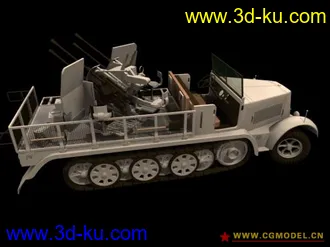 3D打印模型防空战车一款的图片