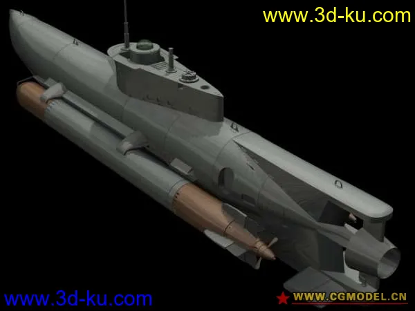 潜水艇一艘模型的图片1