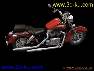 3D打印模型摩托车的图片