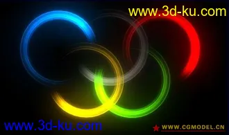 3D打印模型奥运光线五环的图片