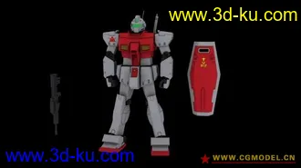 3D打印模型高达----- RGM-79C  GM TYPE C的图片