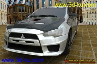 3D打印模型三菱跑车的图片