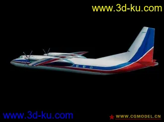 3D打印模型解放军空军 （运输机系列）Y-7 民用涂装的图片