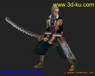 3D打印模型老头七将军的图片