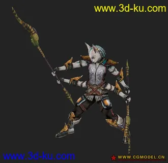 3D打印模型猫人一将军的图片