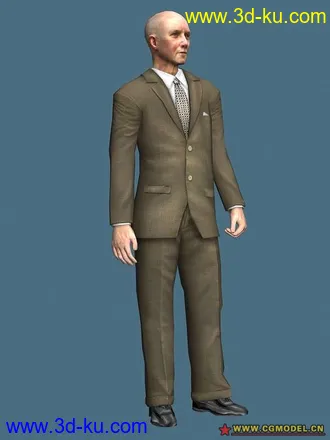 男性人物模型(已绑骨)的图片