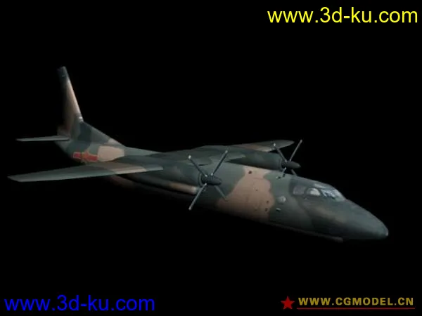 解放军空军 （运输机系列）Y-7 迷彩涂装模型的图片1