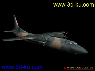3D打印模型解放军空军 （运输机系列）Y-7 迷彩涂装的图片