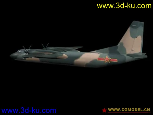 解放军空军 （运输机系列）Y-7 迷彩涂装模型的图片2