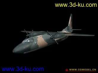 3D打印模型解放军空军 （运输机系列）Y-7 迷彩涂装的图片