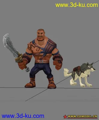 火炬之光的人物模型的图片