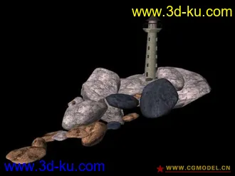 3D打印模型灯塔的图片