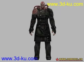 3D打印模型生化3里的追踪者，1000面左右的低模的图片