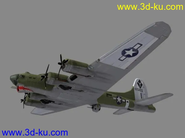 补一个4月论坛故障时被删掉的B-17模型的图片2