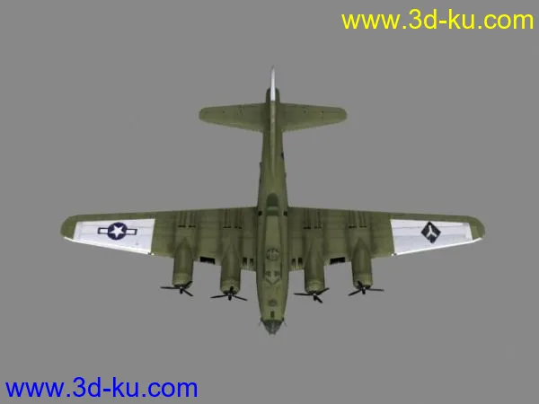 补一个4月论坛故障时被删掉的B-17模型的图片3