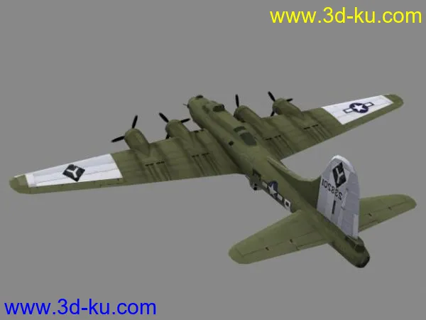 补一个4月论坛故障时被删掉的B-17模型的图片5