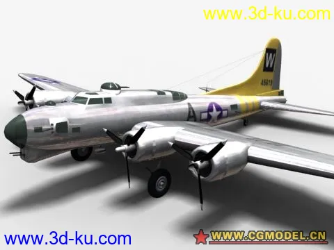 补一个4月论坛故障时被删掉的B-17模型的图片8