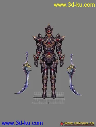 3D打印模型带武器的神泣角色的图片