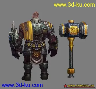 3D打印模型战士的图片