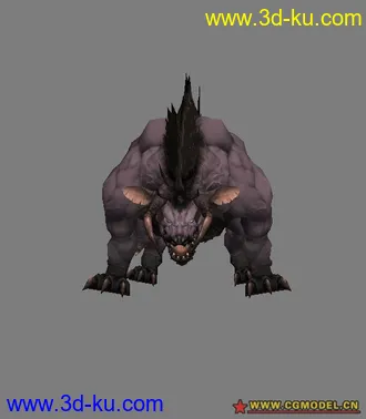3D打印模型怪物-貝比摩斯的图片