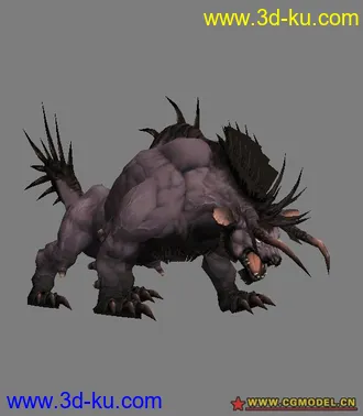 3D打印模型怪物-貝比摩斯的图片
