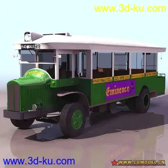 3D打印模型老客车的图片