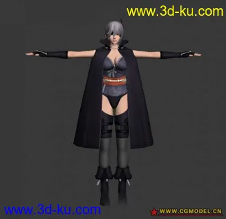 女忍者人物模型的图片