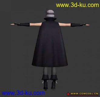 女忍者人物模型的图片