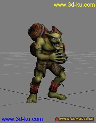 3D打印模型邪恶精灵—Goblin的图片