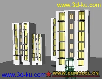 3D打印模型楼房的图片