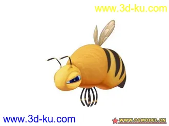 3D打印模型卡通版的小蜜蜂的图片