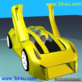 3D打印模型跑车的图片