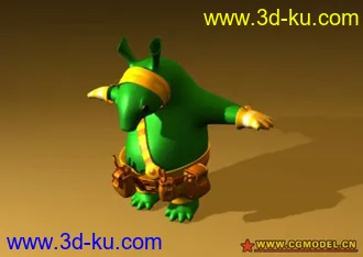 3D打印模型卡通小怪兽的图片