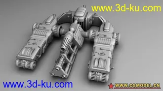 3D打印模型战车的图片