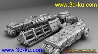 3D打印模型战车的图片