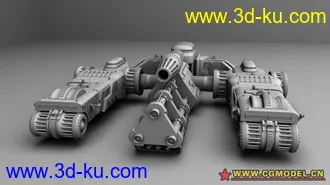 3D打印模型战车的图片