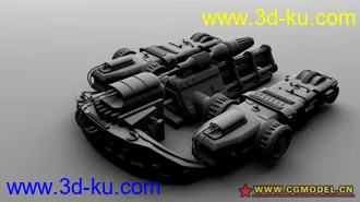 3D打印模型战车的图片