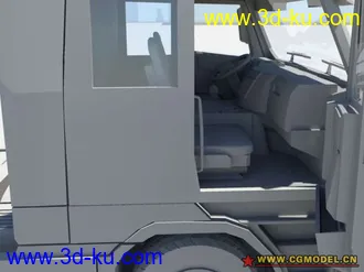 『原创第一弹』以前做的一个maya卡车模型Volvo_Truck的图片