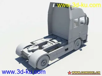 『原创第一弹』以前做的一个maya卡车模型Volvo_Truck的图片