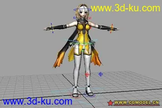 3D打印模型新时代的小萝莉..带绑定..活儿很细...的图片