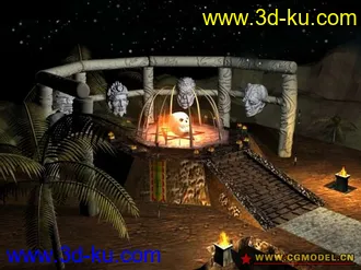 3D打印模型玛雅练习作品的图片